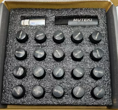 Muteki SR 35 Light Weight Compact Size 12x1.5 #32925BP Chrome Black • $50.99