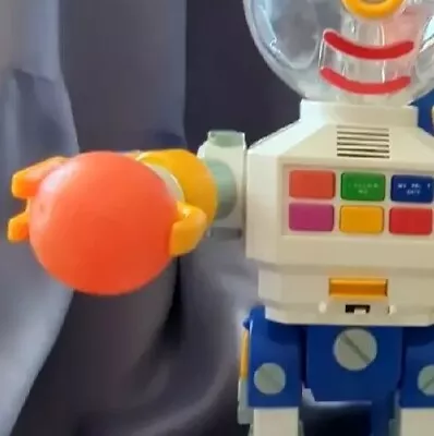 Vintage 1991 MY PAL 2 Replacement ORANGE Ball ONLY Talking Robot Two Toy Biz • $14.99