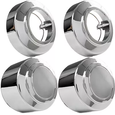 4x Chrome Center Caps Wheel Lug Nut Hub Cap Covers For 1995-1997 Ford F250 F350 • $82.99