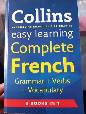 Easy Learning Complete French Grammar Verb... By Collins Dictionaries Paperback • £1.50