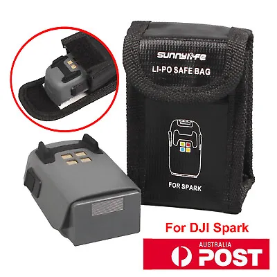 $13.99 • Buy Capacity LiPo Safe Battery Bag Explosionproof Protective Case For DJI Spark 