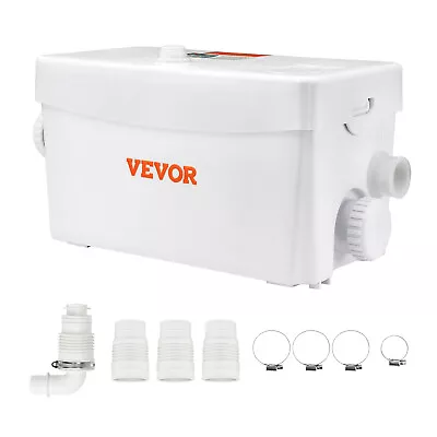 VEVOR Macerator Disposal Pump Basement Macerator Pump 300W With 3 Water Inlets • $74.99