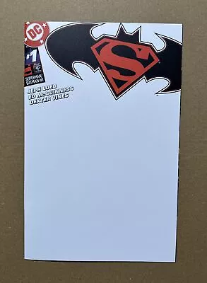 Superman/batman #1 Nycc 2023 Btc Exclusive Special Edition Blank Variant Ltd 500 • $24.99