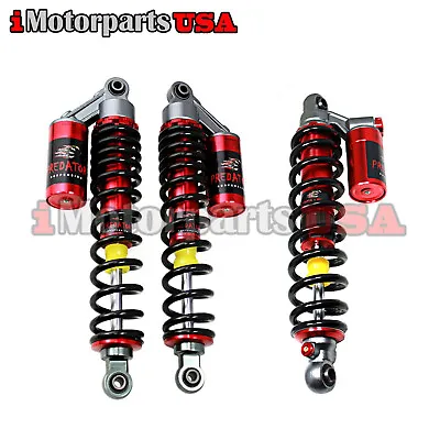 Yamaha Raptor 660r 700 700r Atv Full Front & Rear Gas Reservoir Shocks Red Set • $549.95