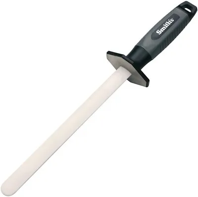 Smith's Sharpeners 51205 Black/Gray 8  Oval Ceramic Knife Sharpener • $29.47
