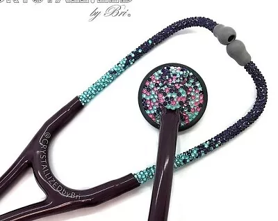 Bling Ombre Master Cardiology Stethoscope AUSTRIAN CRYSTALS Bedazzled Littmann • $608