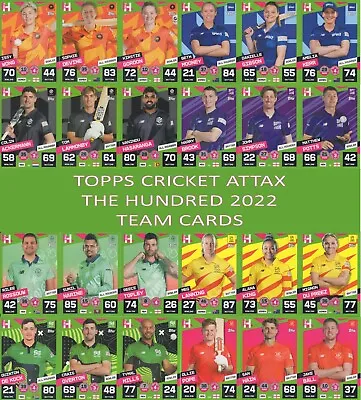 £0.99 • Buy Topps Cricket Attax THE HUNDRED 2022 - Choose Your Base Card - #1 - #176