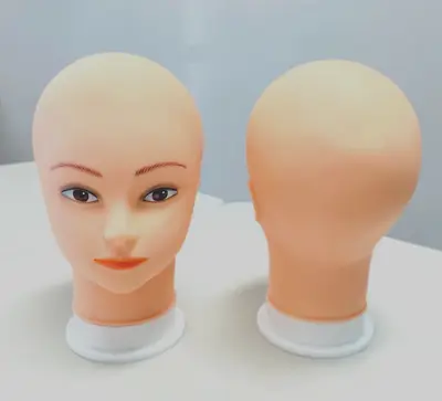 Wig Head Bald Mannequin Head For Wigs Female Training  Doll Head For Professiona • $18.99