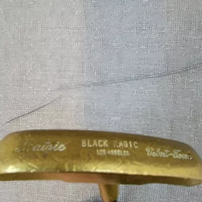 Matzie Velvet Touch Black Magic  35  Brass Putter • $12.99