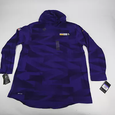 Minnesota Vikings Nike NFL On Field Dri-Fit Long Sleeve Shirt Men's Purple New • $35.74