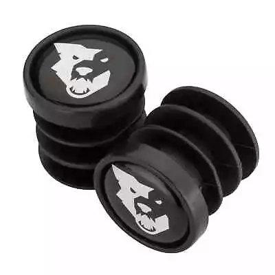Wolf Tooth Bar End Logo Plugs - Set Of 2 22mm Black • $5.94