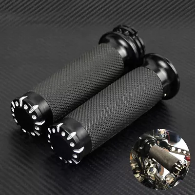 $25.99 • Buy Handlebar 1  Hand Grips For Yamaha V Star 650 950 1100 1300 XVS Custom Classic