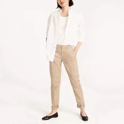J. Crew City Fit Classic Twill Chino Pants Size 4S • $28