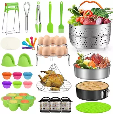 98 Pcs Accessories Set For Instant Pot 568 Qt 2 Steamer Baskets Springform P • $38.94