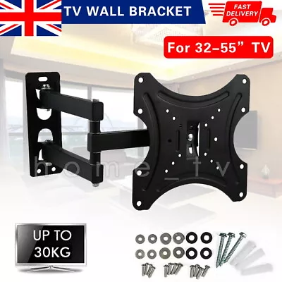 £10.99 • Buy TV Wall Mount Bracket Shelf Tilt & Swivel Flat Plasma LCD LED 10-42  Universal