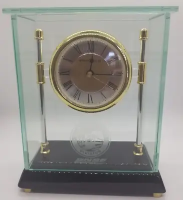 Howard Miller Kensington Clock Model 645-558 BNSE Railway Engraved Original Box • £38.56