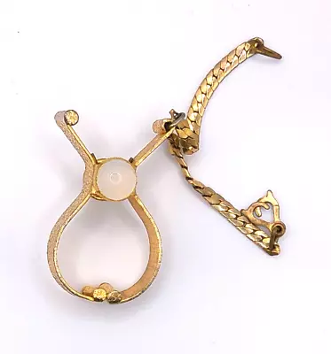 Vintage Glove And Scarf Clip Gold Tone 1950's • $11.99