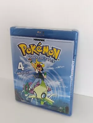 SEALED Pokemon Collector's Set  4 Movies Blu-ray 4Ever Heroes Jirachi Deoxys OOP • $1000