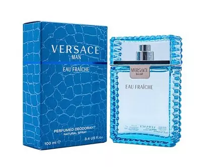 Versace Man Eau Fraiche By Versace 3.4 Oz Perfumed Deodorant Spray For Men New • $43.66