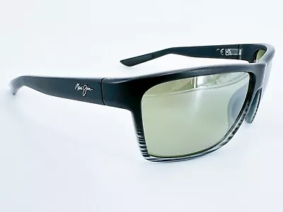 Maui Jim Alenuihaha MJ839-11D Sunglasses FRAME Grey 64[]14-123 Black Stripe J084 • $59.11