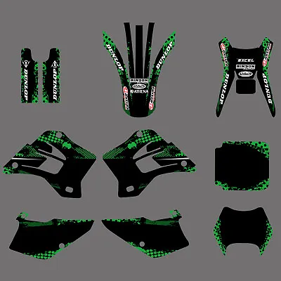 1995-2008 For Kawasaki KDX 200 220 Team Graphics Motocross Decals Stickers Deco • $49.99