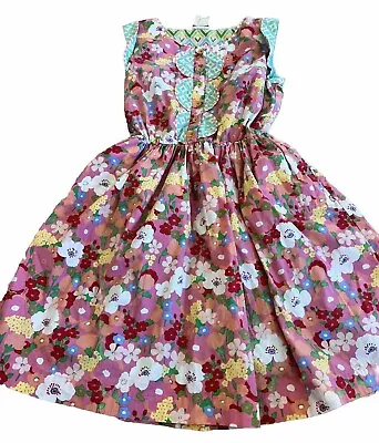 Matilda Jane Leah It’s A Wonderful Parade Retro Fit & Flare Dress Womens XS Pink • $0.99