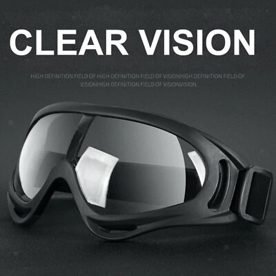 £7.19 • Buy Safety Goggles Anti Fog Dust Spit Glasses Eye UV Protection For Lab Works Riding