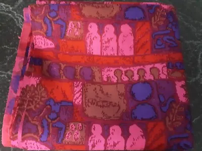 $12.99 • Buy JIM THOMPSON Thailand 100% Silk Fabric; 1 Yds X 10  ~ 44  W  Red Pink Purple 