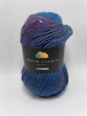 Lot Of Two Hobbii Dream Colour -Yarn 100% Wool 100 G 3.5 Oz 400 M 437 Yds • $18