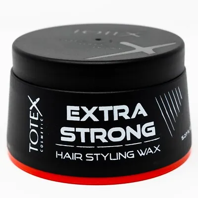 Totex Hair Styling Wax Extra Strong New Formula New Style Case Red 150ml • £6.49