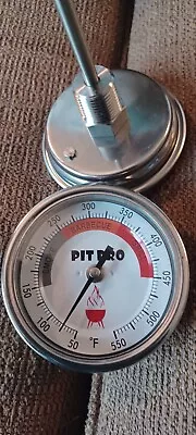 3  Dial BBQ Pit/Smoker/Grill Thermometer 6  Stem 50/550F Custom  Zoned Dial • $13.95