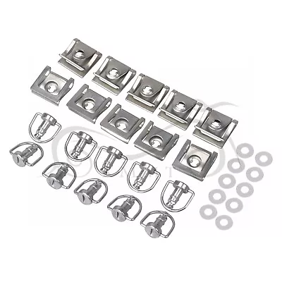 10 Dzus Style Quick Release 1/4 Turn Race Fairing Fasteners For Honda Suzuki YZF • $21.83