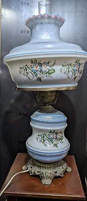 VINTAGE Hurricane Parlor Lamp Vintage 1971 L&L WMC  24  3 Way • $40