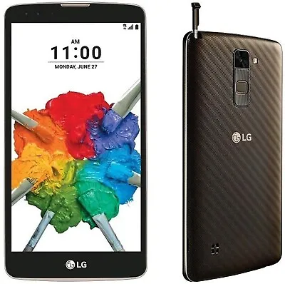 New LG MS550 Stylo 2 Plus 4G LTE 16GB Black Metropcs Locked Smartphone • $99.99