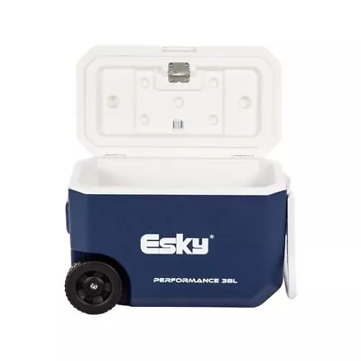 Esky 38L Wheeled Performance Hard Cooler Outdoor Camping Picnic Beach Durable AU • $126.95