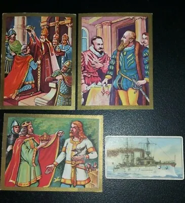 Lot 4 Vintage Lloyd Zigaretten German Cigarette Cards Flottenbilder Deutschland  • $10.95