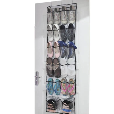 $16.49 • Buy 22 Pockets Over Door Hanging Shoe Organiser Bag Storage Rack Hanger Holder