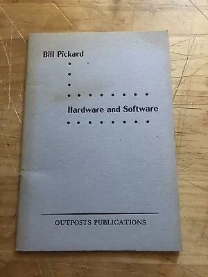 Hardware & Software By Bill Pickard 1969 *SIGNED* • £5