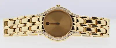 Movado 14k Gold Diamond Women's Watch/with Extra Links 77-25-824 • $3499.99