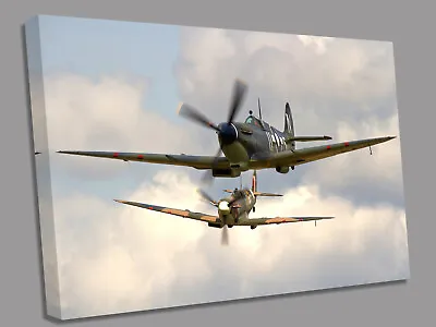 £18.99 • Buy Supermarine Spitfire  Canvas Wall Art Picture Print