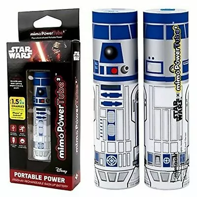 Mimo PowerTube 2600mAh Star Wars Series R2D2 Power Bank Portable Charger • $18