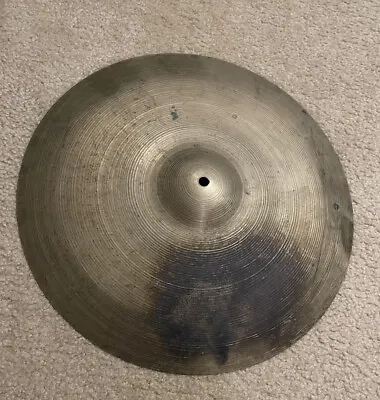 Vintage 60’s Zildjian 18” Crash Ride Cymbal 60’s 1-3/16” Stamp 3 Dots 1570 Grams • $199.99