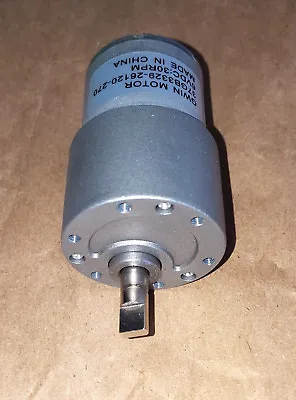 Super Powerful 30RPM GEARED REDUCTION MOTOR 3 TO 12VDC - NEW Free Ship • $19.99