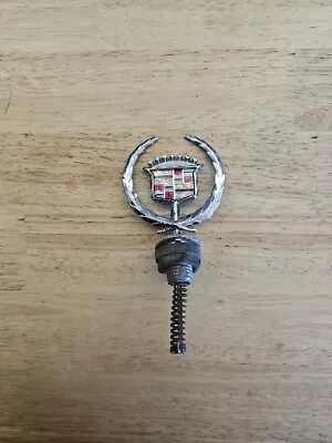 $45 • Buy Vintage Cadillac OEM Chrome Hood Ornament Emblem Badge Logo Nameplate Topper 