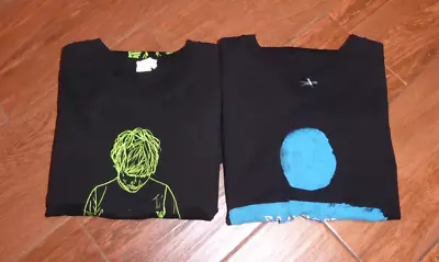 Lot Of 2 Ed Sheeran Divide & Multiply World Tour Concert T-shirts Size Medium • $15.49