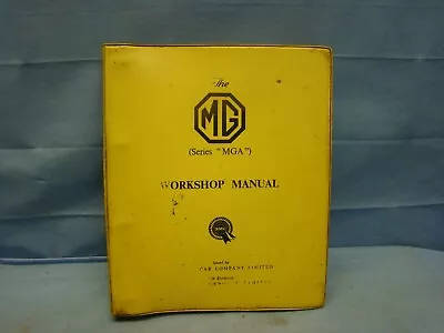 1955 MG MGA Workshop Manual BMC AKD600 • $150