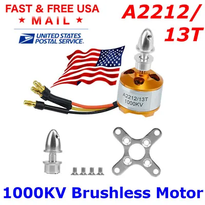 A2212 1000KV Brushless Outrunner Motor F450 F550 MWC RC MultiCopter Quad Copter • $7.95