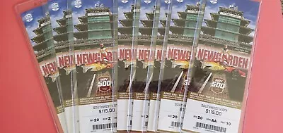 Indianapolis / Indy  500 Tickets ( 8 ) Tickets Together Southwest Vista • $1400