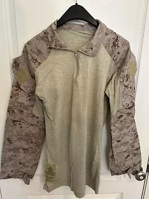 USMC Desert MARPAT Fire Retardant (FROG) Combat Shirt Med-Long • $29