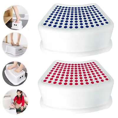 £7.95 • Buy Kids Childrens Non Slip Dual Height Step Stool Toddlers Toilet Potty Training